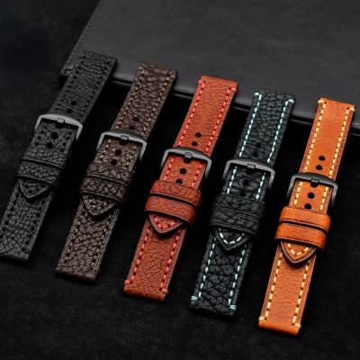 China HQ-7013 leather for watch strap leather for sale