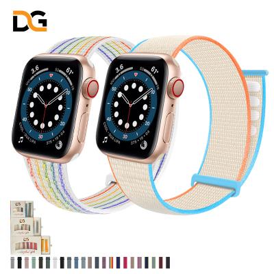 China Low MOQ sport apple watchbands smart nylon watch T500 fashion nylon for iwatch band apple for sale