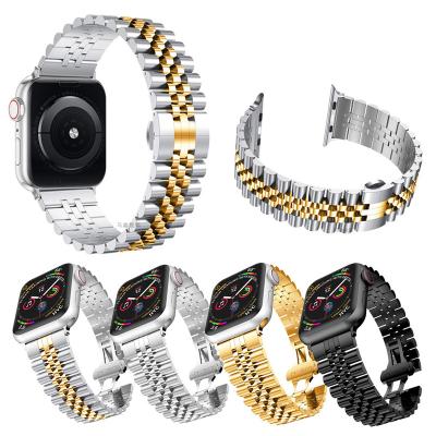 China For hot series7 wish 6 apple watch ceramic band ceramic 5 4 stainless steel business luxury strap for apple watch band 42mm strap for sale