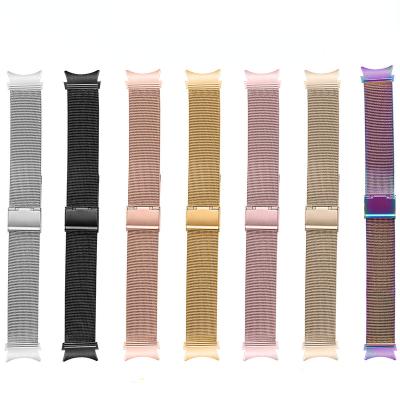 China Stainless Steel Classic Milanese Watch Band For Samsung watch4 Watch Strap Band for sale