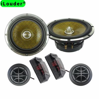 China Iron 6.5 Inch Two Way Component Speaker Car Audio Speaker Set for sale