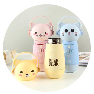 China Kid Baby Cartoon Water Bottle Eco-friendly Sustainable Kids Sport Cute Creative Thermo Bottle Kettle for sale