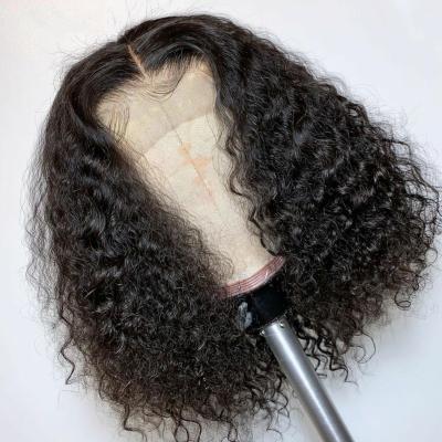 China Short Curly Hair Bob Cut Full Lace Wigs Straight Lace Frontal Wig With Baby Hair Brazilian Bob Curly Lace Front Wig Virgin Hair for sale