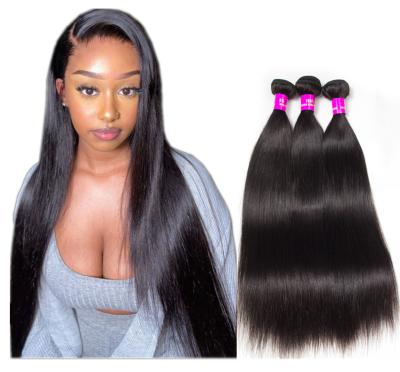 China Silky Straight Brazilian Virgin Hair Vendors Raw Free Sample Bundles With Closure 100% Unprocessed Hair Extensions Cuticle Aligned Hair for sale