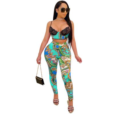 China Trend Hot Selling Cheap Fashion Women's Breathable Two Piece Set Mixed Color Women Corset Set for sale