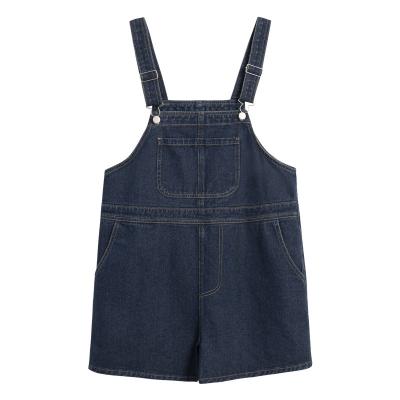 China Others Women's Cowboy Suspenders Summer Loose Wide Leg Small One-Piece Shorts Fashionable Women's Denim for sale