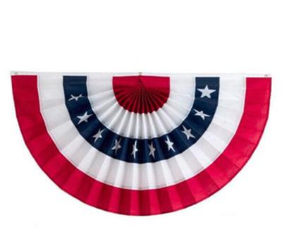 China 90*180cm Labor Day Guardrail Decoration Banner American Independence Day Flags Banner Chunya Decorative Textile for sale