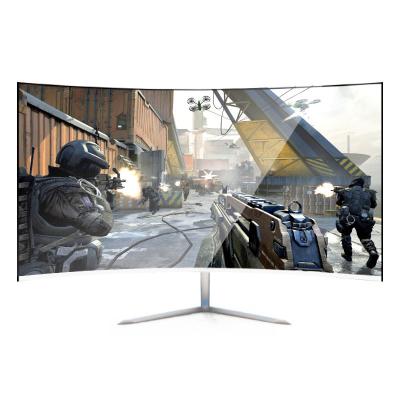 China OEM custom curvo full hd 23.8 inch 75hz tft curved computer screen for sale