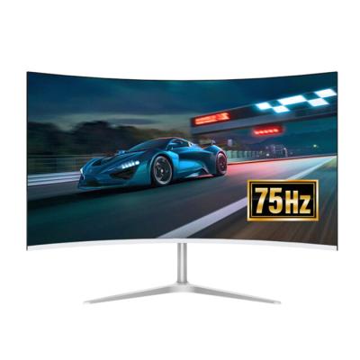 China Curved 27 inch IPS curved tft 75hz led full hd 1080p desktop computer monitor for sale