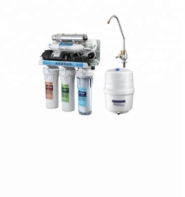 China UV Hotel With RO Membrane 6 Stage Water Purifier for sale