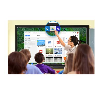 China Wholesale 55 65 75 86 Inch LCD All Touch Screen One PC Interactive Whiteboard Flat Panel For Education Meeting Conference 65inches for sale