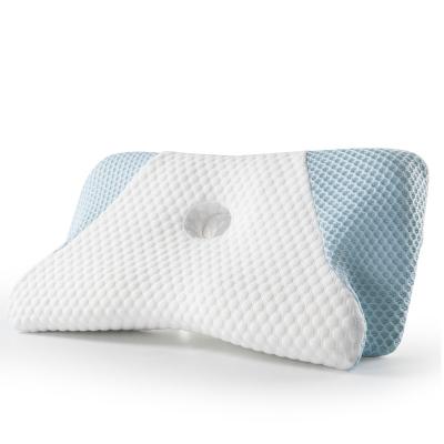 China Non-Toxic High quality butterfly shaped carbon memory foam pillow neck protection pillow for sale