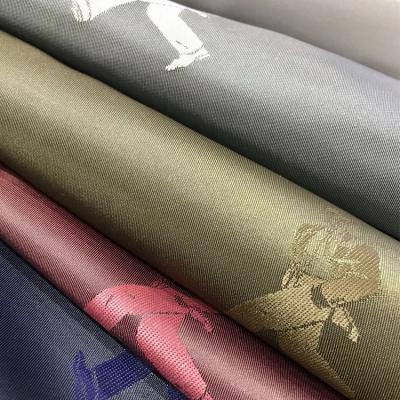 China Jacquard Factory Price Polyester Striping Blended Yarn Jacquard Printed Suit Fabric For Garment for sale