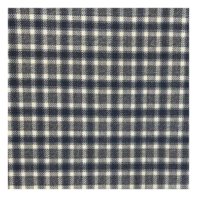 China Wholesale Manufacturer Navy Cream Check Stretch 52% Polyester 2% Wool 46% Spandex Tweed Wool Worsted Woven Chinese Textile Fabrics For Garments for sale