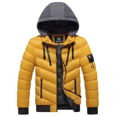 China Fashionable new 2021 men's winter jacket coats thick windproof high quality waterproof plus velvet for sale