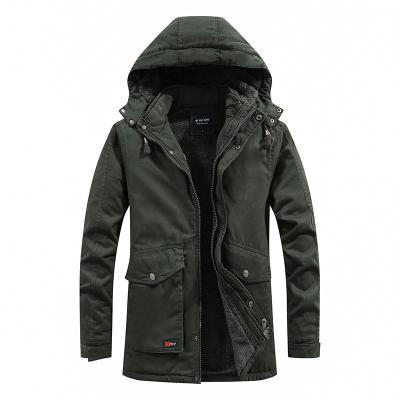 China Winter Warm Outdoor Velor Waterproof Plus Size Washable Cotton Thick Windproof Premium Coat for sale