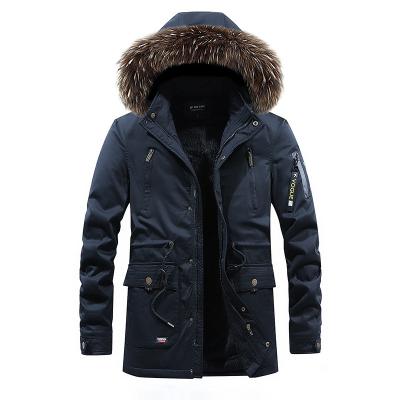 China Warm Windproof Softly Thick Hot Selling Waterproof With Hood Winter Men Jacket Cotton Coat for sale