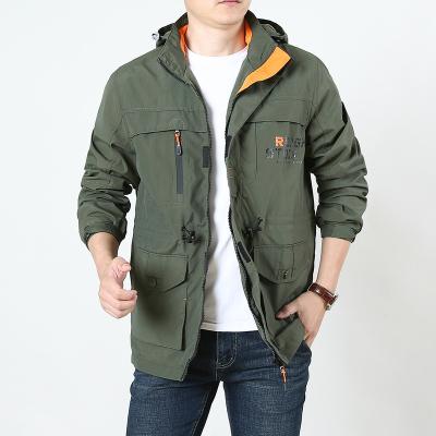 China Autumn Winter Cotton Coat Breathable Fashion Comfortable Plus Velvet Men's Winter Waterproof Jackets for sale