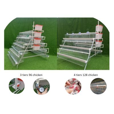 China Chicken Farms Bulk Wholesale Hot Dip Galvanized One Type Animal Farm Design Battery Layer Chicken Cage For Sale for sale