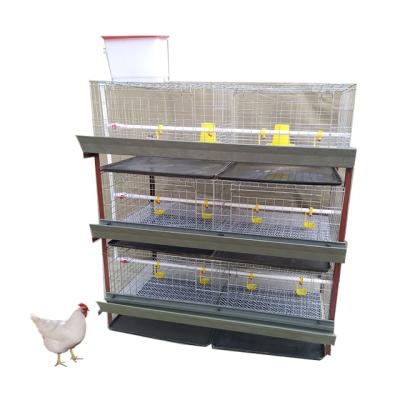 China Easily Clean H Type Broiler Cages /broiler Cage For Poultry Farms for sale