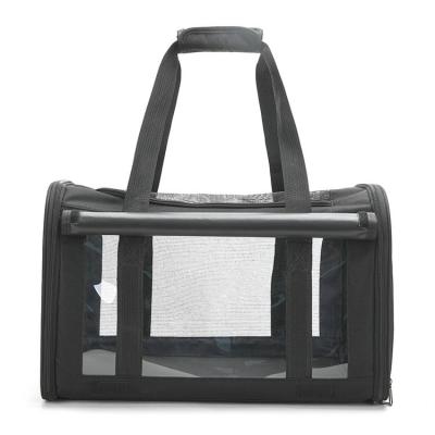 China Eco-friendly Sustainable Pet Bag Travel Bag Breathable Comfortable Pet Carrier for sale