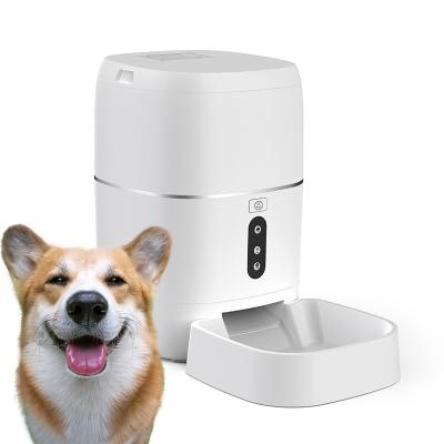 China wifi camera automatic remote control pet food dispenser smart timing automatic feeder for sale