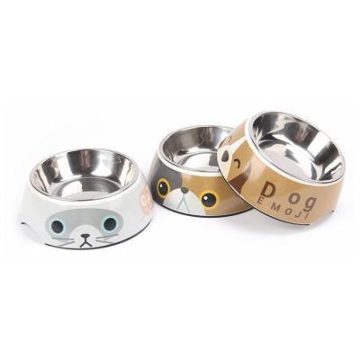 China Viable Wholesale Colored Stainless Steel Pet Bowl Metal Water Food Dog Bowl For Pet for sale