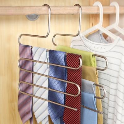 China Multi Functional Multi Type Cloth Hanger Layers Metal Storage S Rack for sale