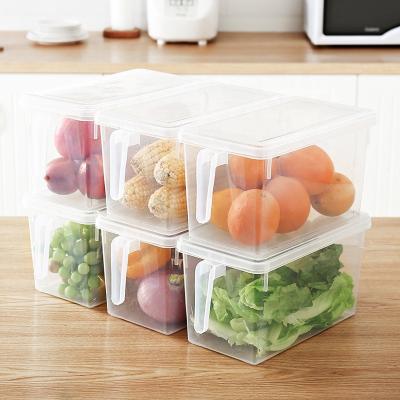 China Home Wholesale Transparent Microwavable Storage Boxes Trash Container for sale