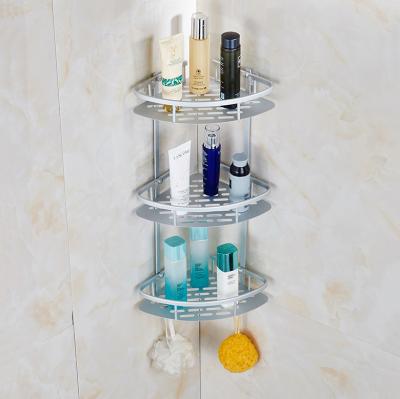 China Sustainable Single Layer Rectangular Bathroom Shampoo Corner Shower Rack for sale