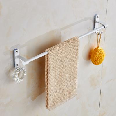 China Bathroom Aluminum Single Towel Drying Rack , Wall Towel Rack 60*7*40.5cm for sale