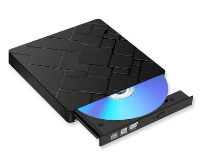 China Plastic External Laptop CD/DVD ROM Case Of Usb Dvd RW Compact Disc ROM for sale