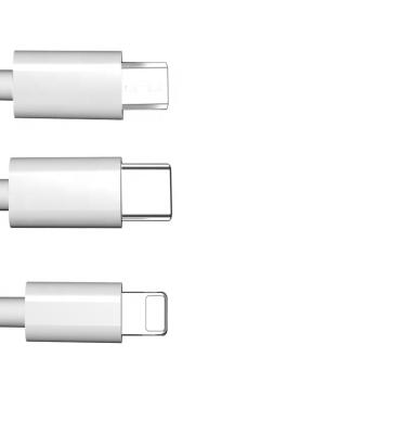 China 5V3A mobile phone output three in one data line for sale