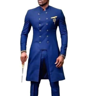 China Anti-wrinkle 2023 Suits for Men Groom Tuxedo  Indian Wedding Wear Casual Man Blazer Men solid Suit Slim Wedding Suits (Jacket+Pants) 10% for sale