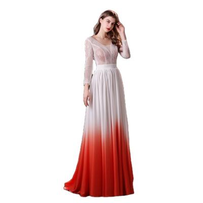 China Anti-Static High Quality Fashionable Promotional Women's Sexy Elegant Wedding Party Dress For Ladies for sale