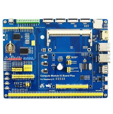 China Raspberry Pi GPIO Header Waveshare Raspberry Pi Compute Module 3+ Development Kit Type B CM3+ 8GB 16GB 32GB Optional With 7inch LCD(C) for sale