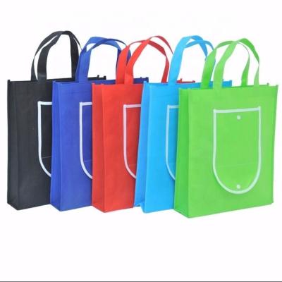 China Who respects the environment; Recyclable; Logo Fashion Reusable Recycled Material Reusable Custom Promotional Cheap Clothing Store Price Nonwoven Bag for sale