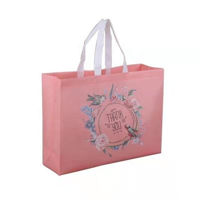 China Who respects the environment; Recyclable; Custom Reusable Reusable Logo Printed Fabric Small Tote Promotion Nonwoven Bag for sale