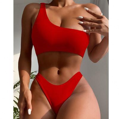 China FYA03 Custom made beach wear breathable two pieces halter sexy beach bikini swimwear wear women's bikinis for sale