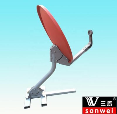 China Galvanized Steel Ku Band 52cm Offset Satellite Dish Antenna for sale