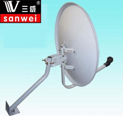 China Ku Band 55cm Offset Satellite Dish Antenna 55cmx61.4cm for sale