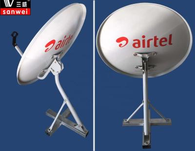 China Cheap 60cm steel band airtel ku satellite dish antenna for sale