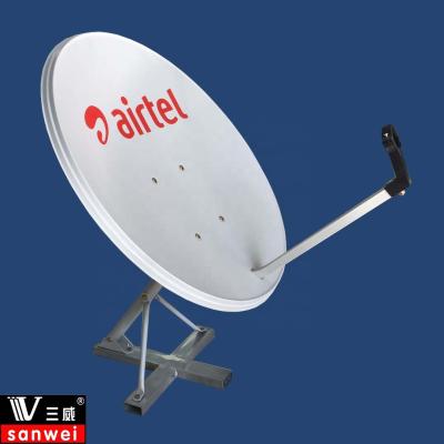 China India steel ku band 60cm offset satellite dish cheap factory price for sale