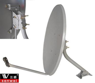 China Steel Ku Band 65cm Satellite Dish Antenna Antena For Philippines for sale