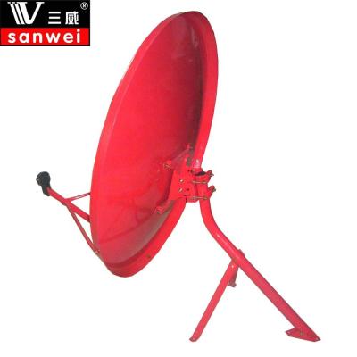 China Outdoor Steel Ku Band 90cm Satellite TV Satellite Dish Antenna for sale