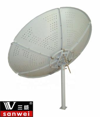 China 5ft C Band Satellite Dish Antenna With Pole Mount With Hole Panel 150cm for sale