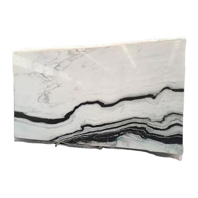 China Modern Panda White Marble Factory Manufacturer Price Per Square Meter Colorful Kitchen White Slabs Marble Sale Stone Customized Wall for sale