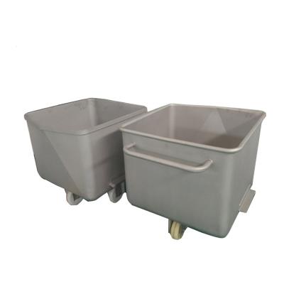 China Stainless Steel 200 L Jump Car Transfer Materials Industry 304 Material Vehicle For Food Processing Industry for sale