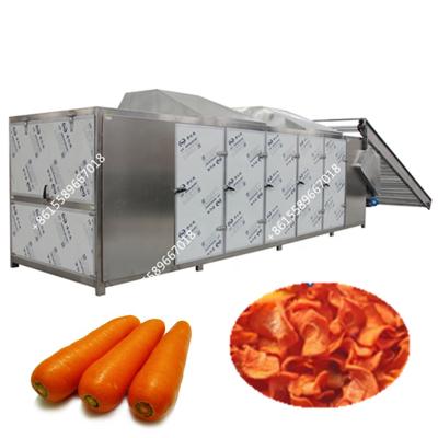 China High Quality Energy Saving Efficient Fully Automatic Yam Garlic Onion Ginger Konjak Carrot Mesh Belt Continuous Drying Machine for sale