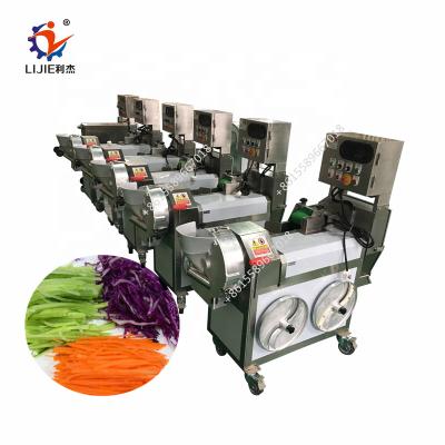 China High Efficiency Easy Operate Commercial Full Automatic Potato Onion Carrot Vegetable Cutting Machine for sale